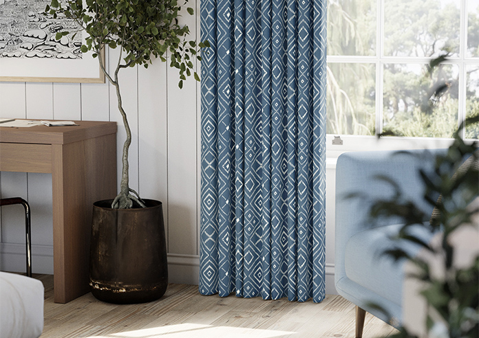 Newquay, Cerulean - Made to Measure Curtain - Image 5